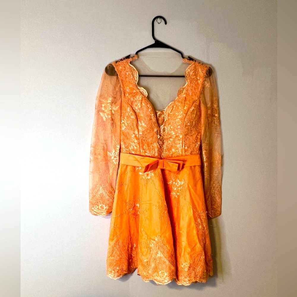Orange Prom/Quinceanera Dress